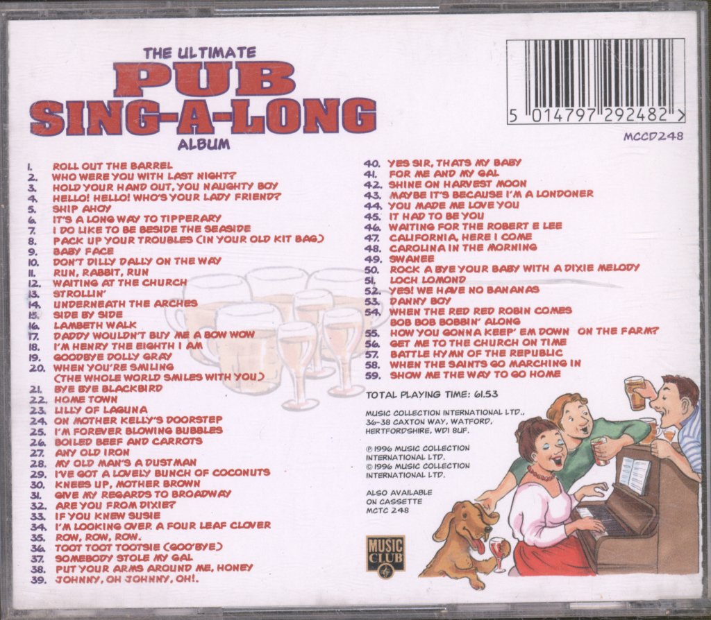 Various Artists - Ultimate Pub Sing-A-Long Album - Cd