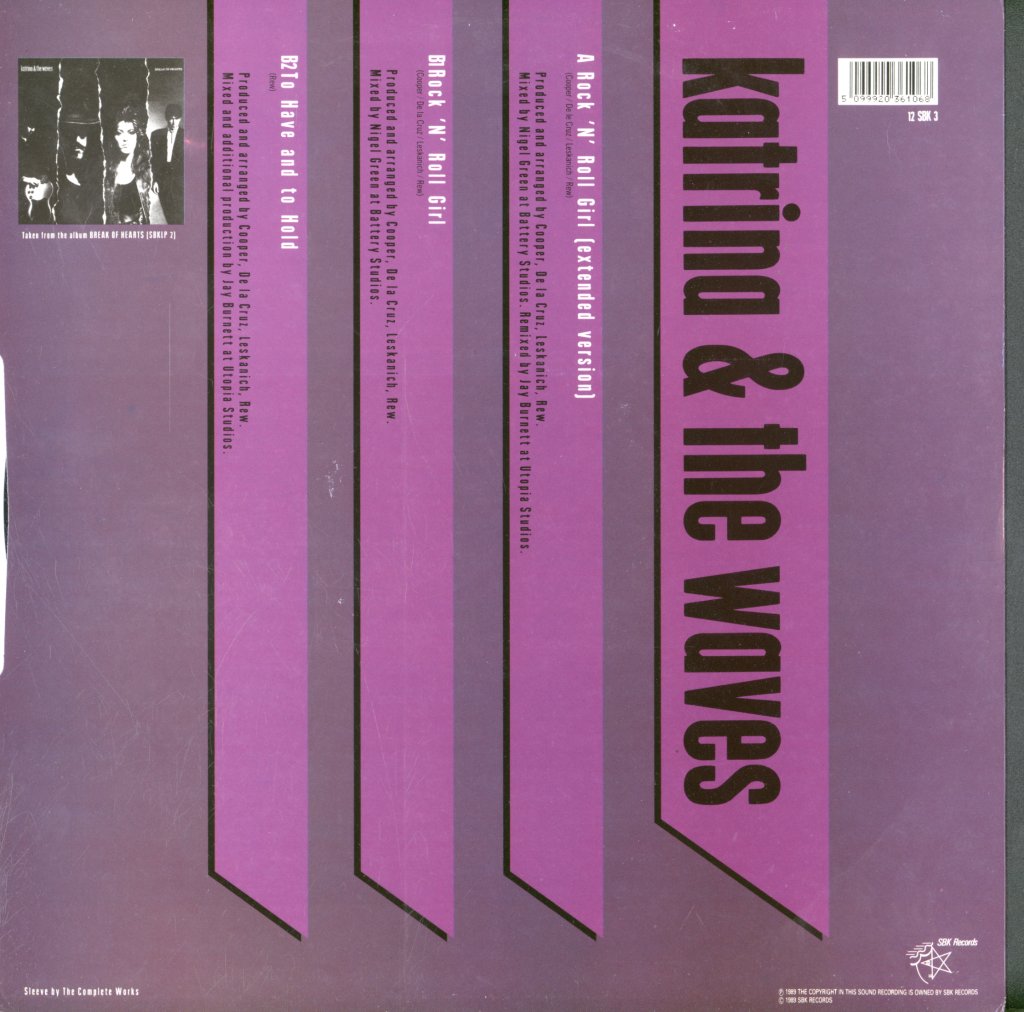 Katrina And The Waves - Rock N Roll Girl - 12 Inch