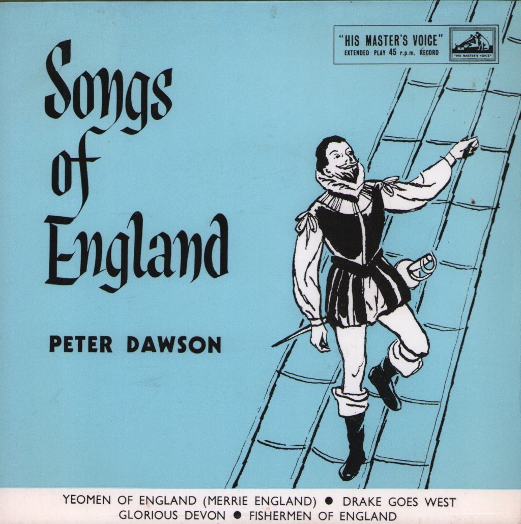 Peter Dawson (Aussie Artist) - Songs Of England - 7 Inch