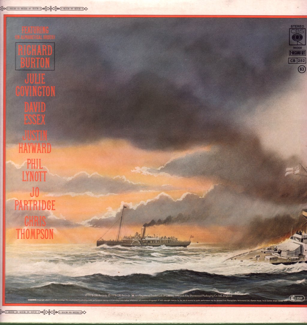 Jeff Wayne - War Of The Worlds - Double Lp
