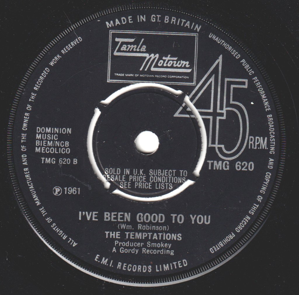 Temptations - You're My Everything - 7 Inch