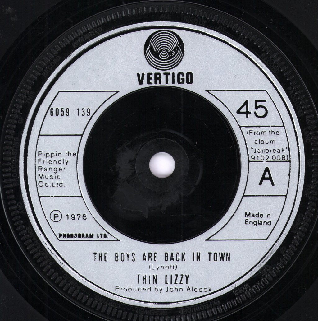 Thin Lizzy - Boys Are Back In Town - 7 Inch
