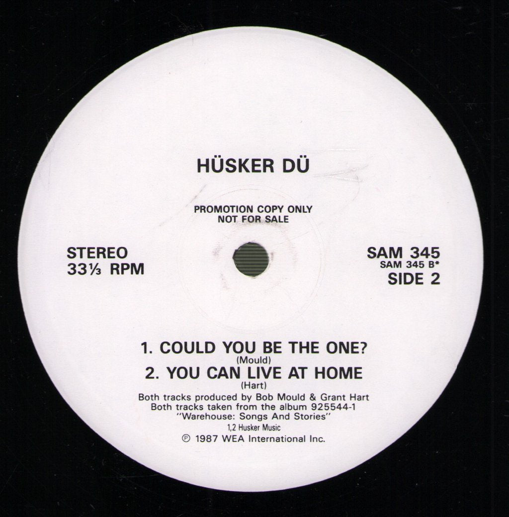 Hüsker Dü - Tell You Why Tomorrow - 12 Inch