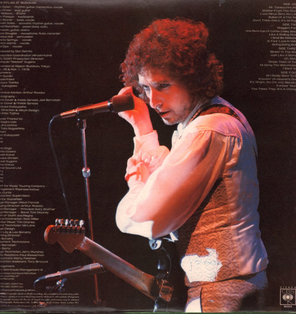 Bob Dylan - At Budokan - Double Lp