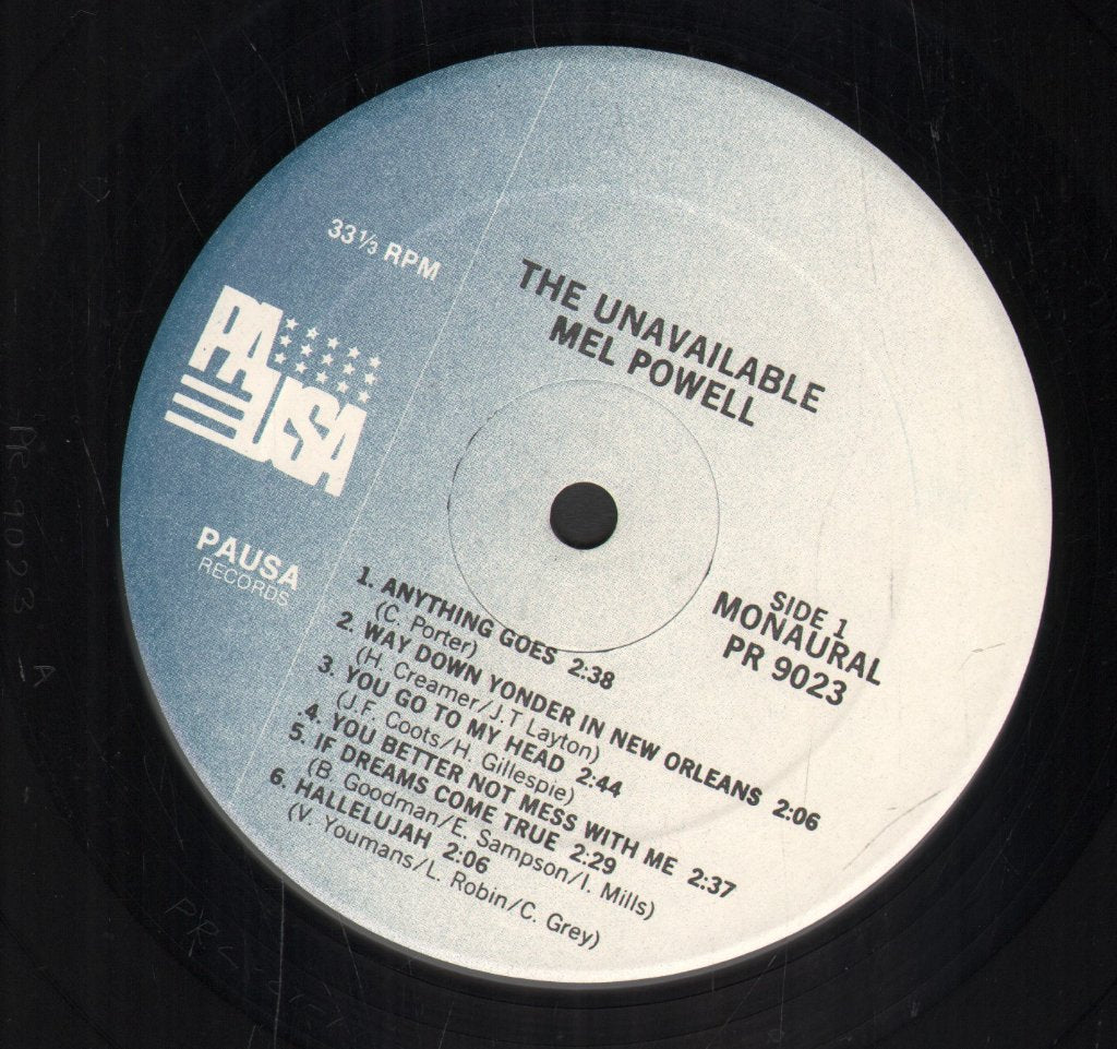 Mel Powell - Unavailable Mel Powell - Lp