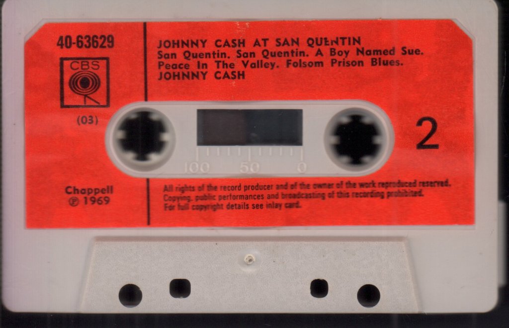 Johnny Cash - At San Quentin - Cassette