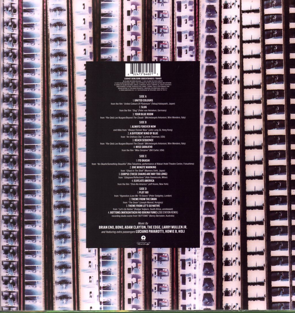 Passengers (U2 Related Group) - Original Soundtracks 1 (30th Anniversary Remastered Edition) (RSD2025) - Double Lp