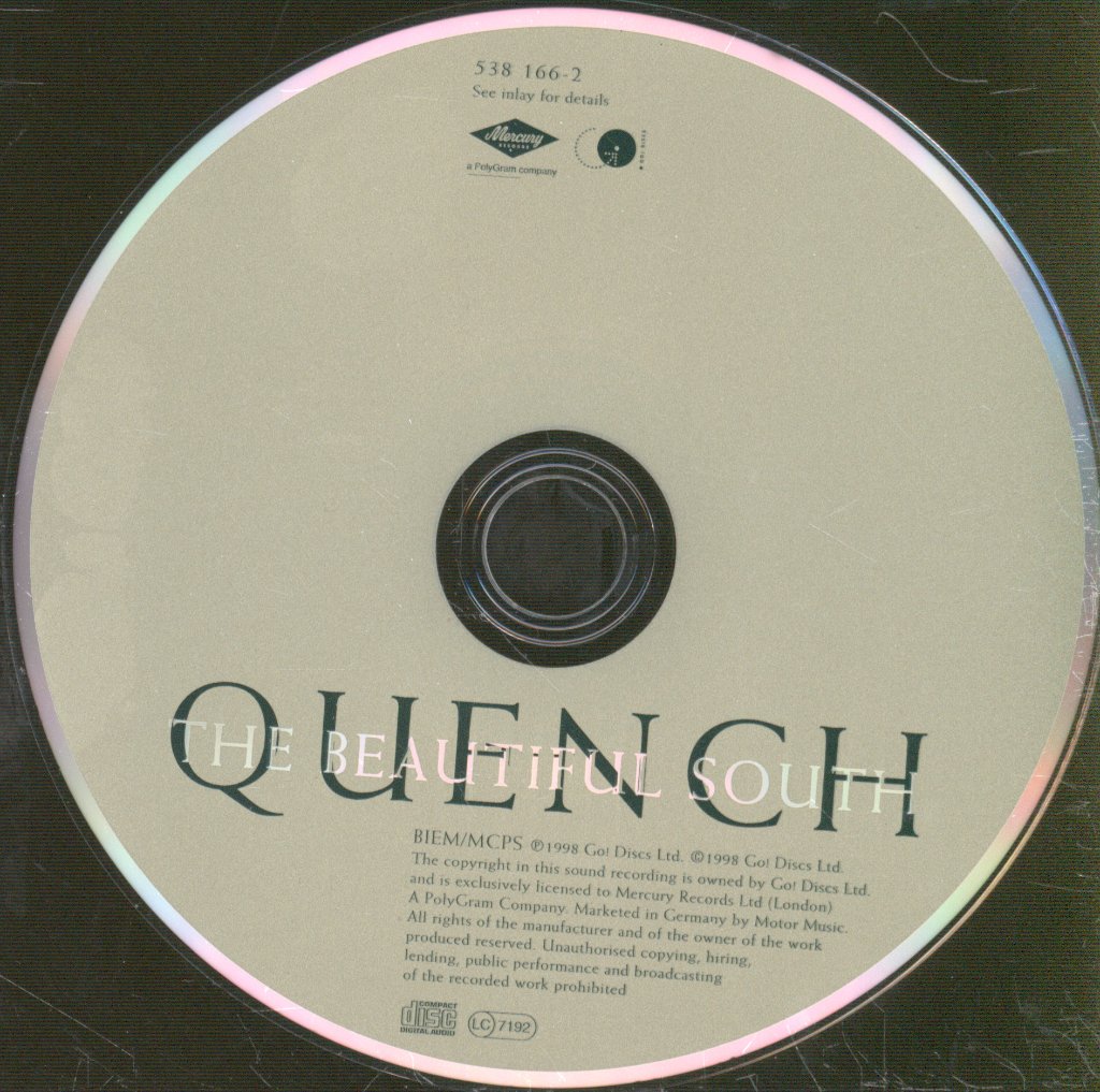 Beautiful South - Quench - Cd – Vinyl Tap