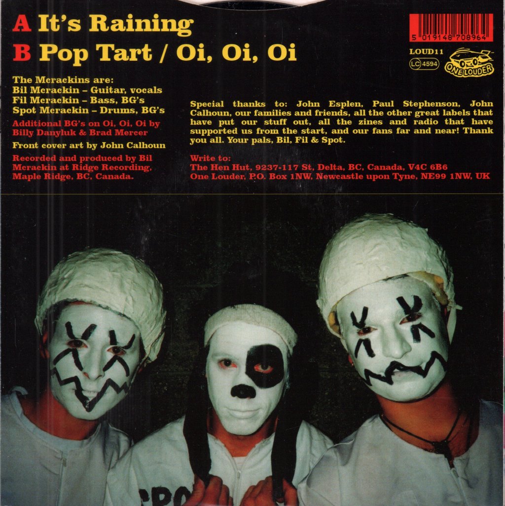 Mcrackins - It's Raining - 7 Inch