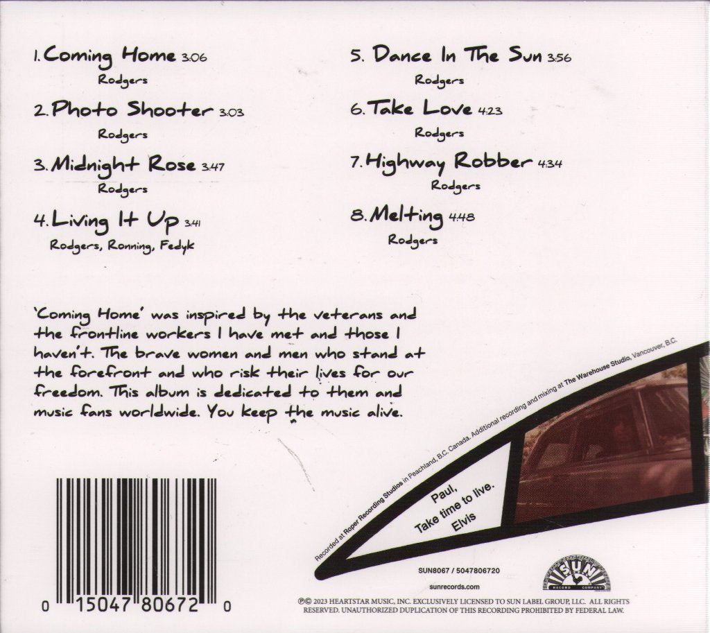 Paul Rodgers - Midnight Rose - Cd