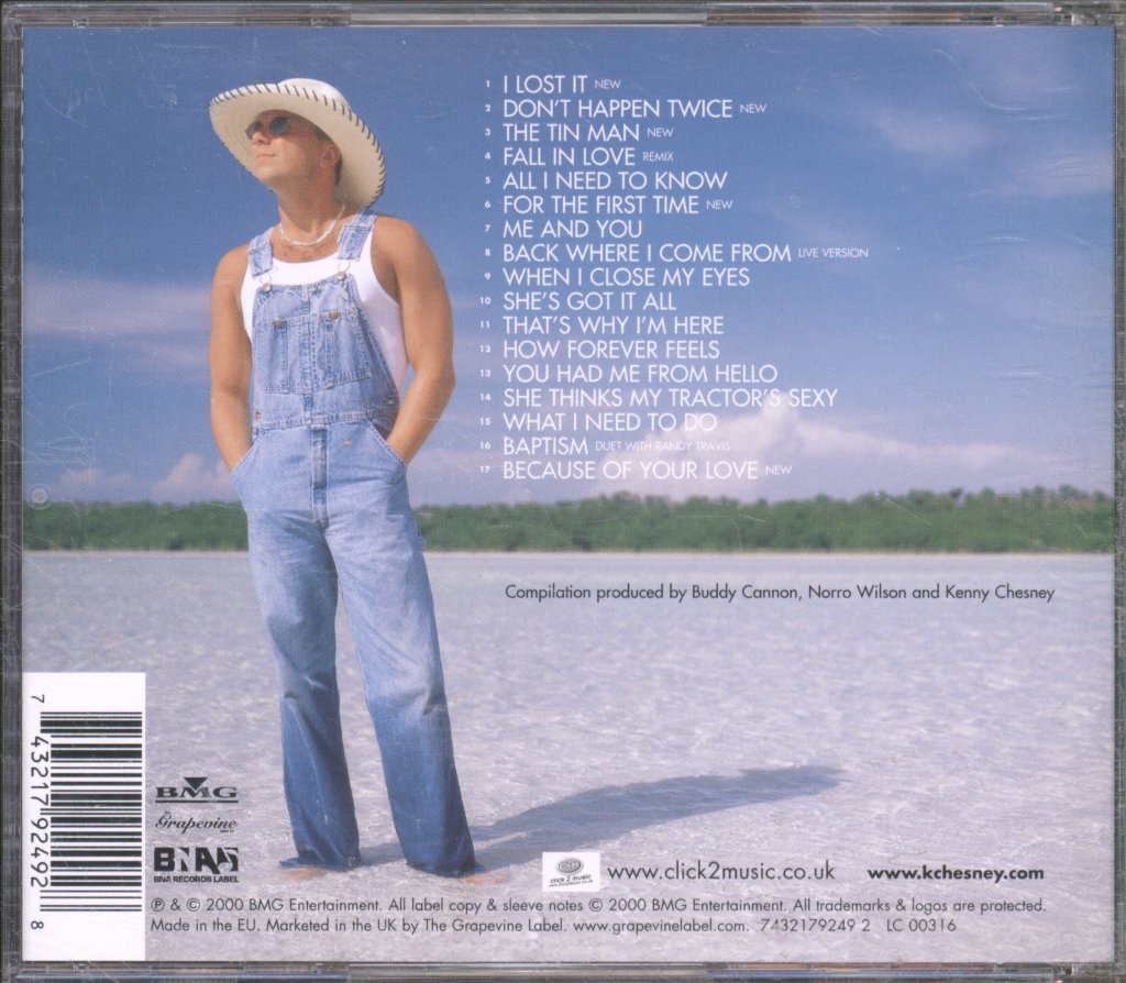 Kenny Chesney - Greatest Hits - Cd