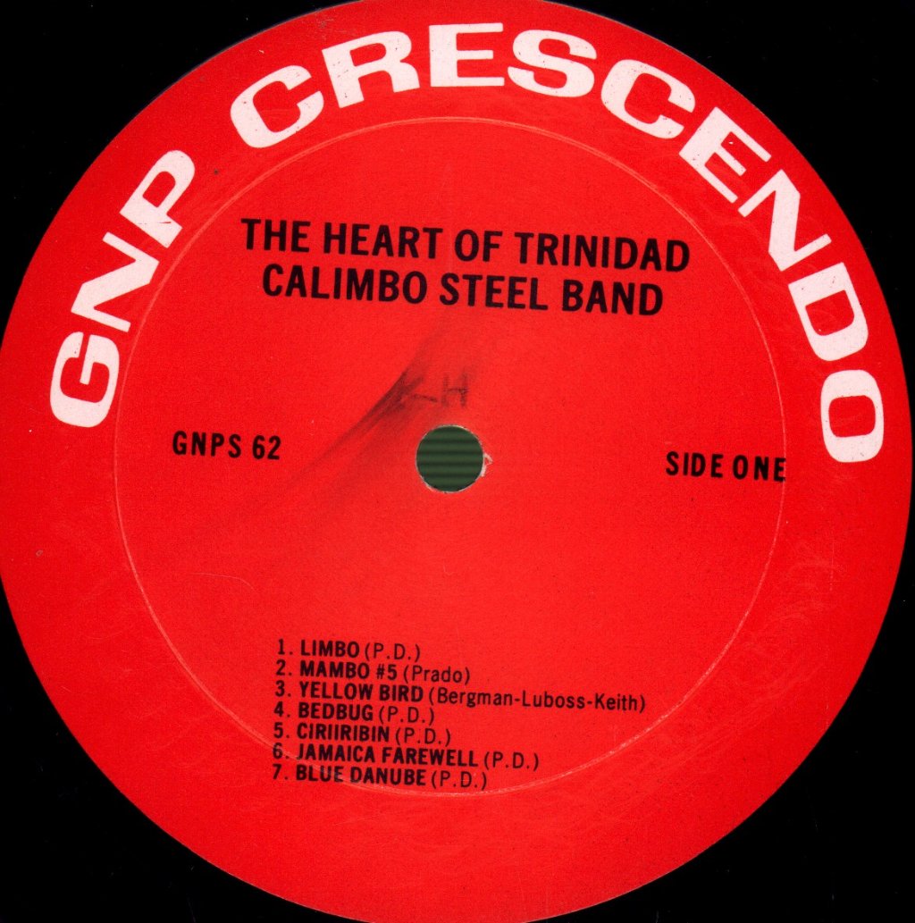 Calimbo Steel Band - Heart Of Trinidad - Lp