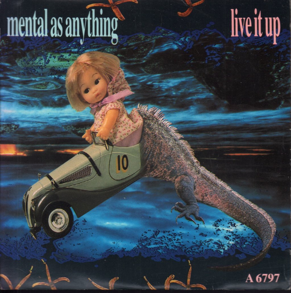 Mental As Anything - Live It Up - 7 Inch