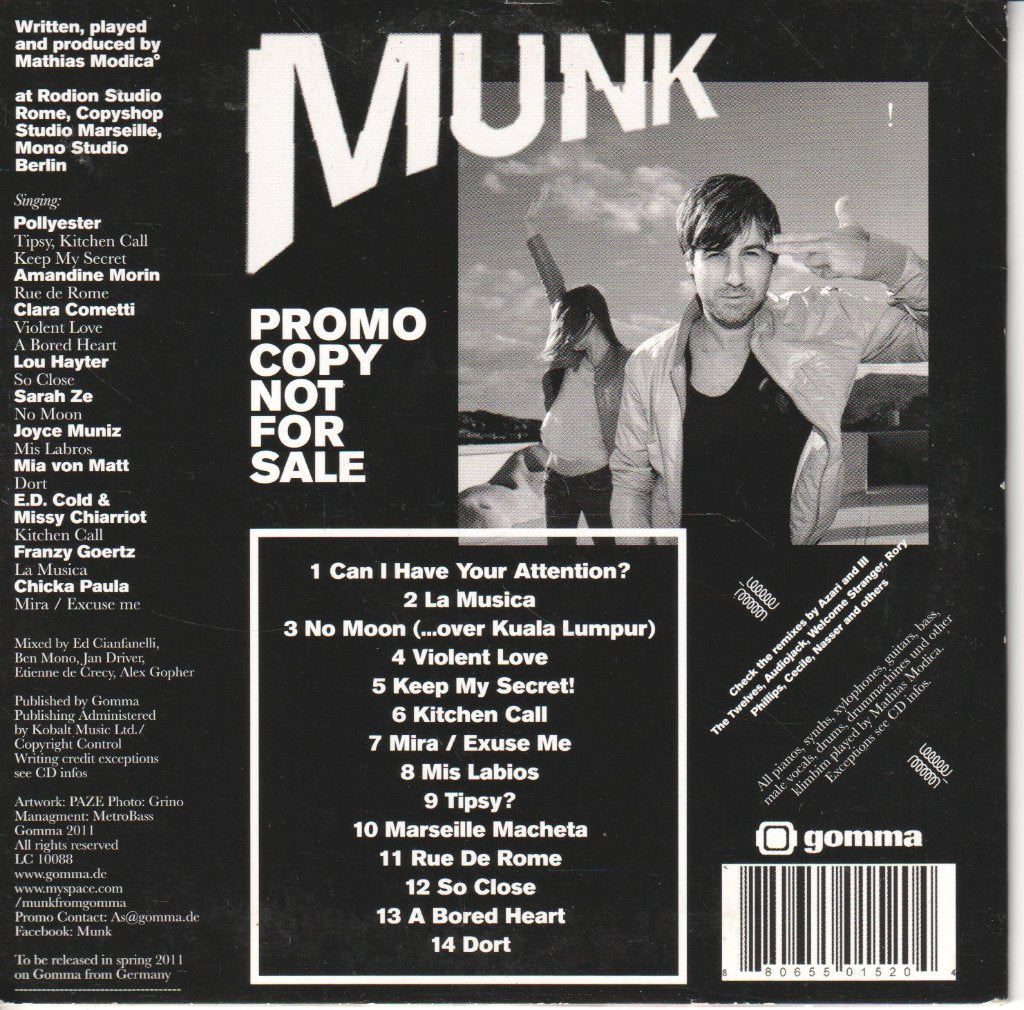 Munk - Bird And The Beat - Cd