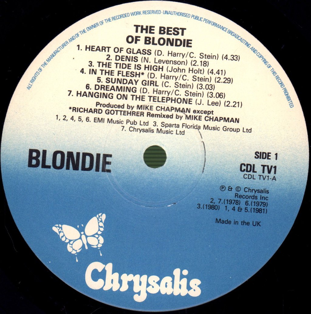 Blondie - Best Of - Lp