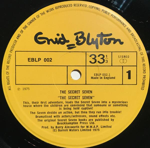 Enid Blyton - (The Very First Adventure Of) The Secret Seven - Lp