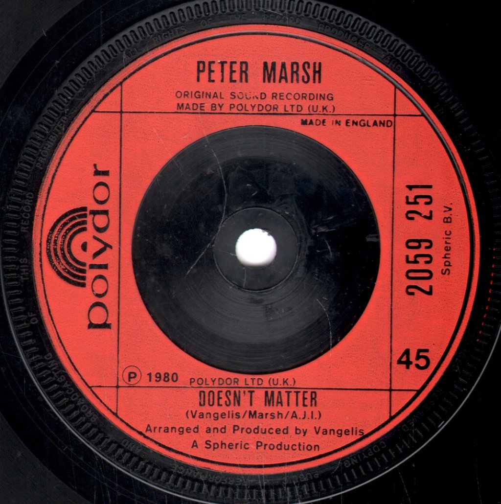 Peter Marsh - Don't Be Foolish - 7 Inch