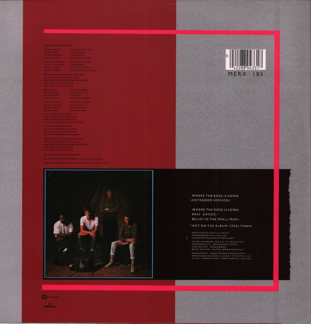 Big Country - Where The Rose Is Sown (Extended Remix) - 12 Inch
