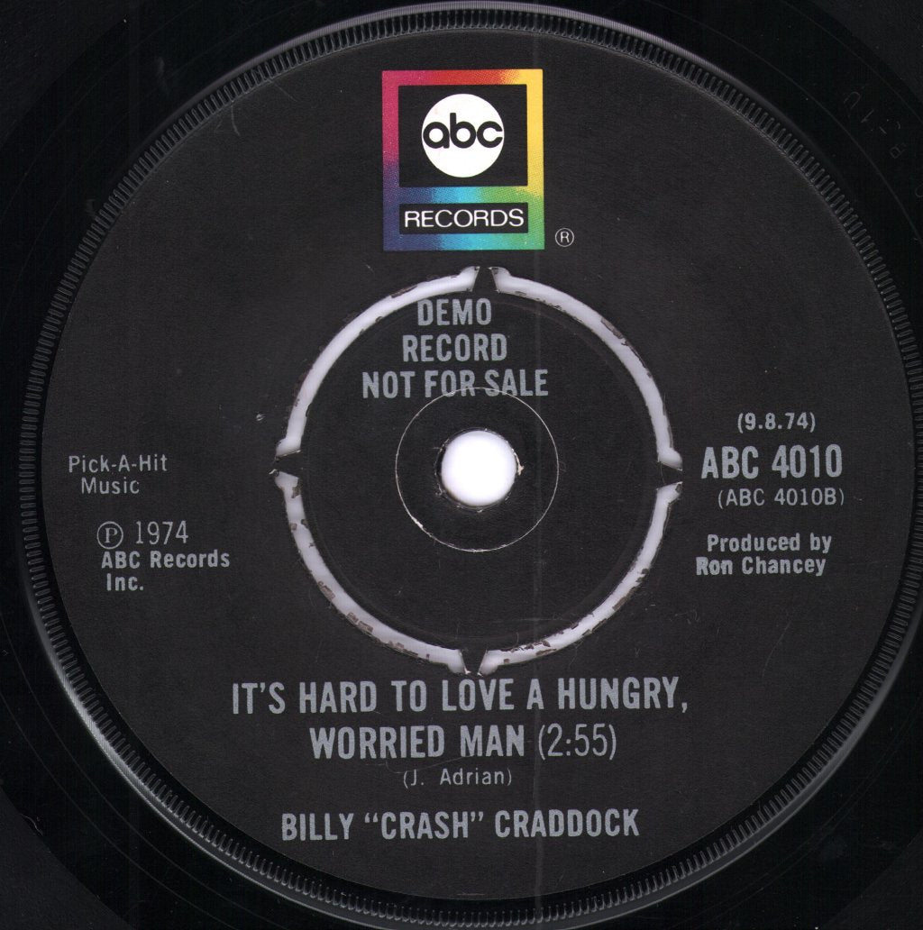 Billy Crash Craddock - Rub It In - 7 Inch