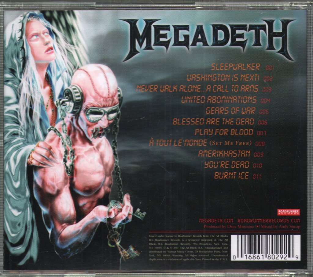 Megadeth - United Abominations - Cd