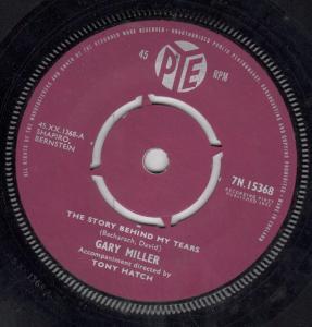 Gary Miller - Story Behind My Tears - 7 Inch