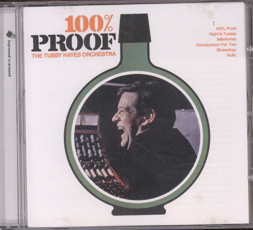 Tubby Hayes Orchestra - 100% Proof - Cd
