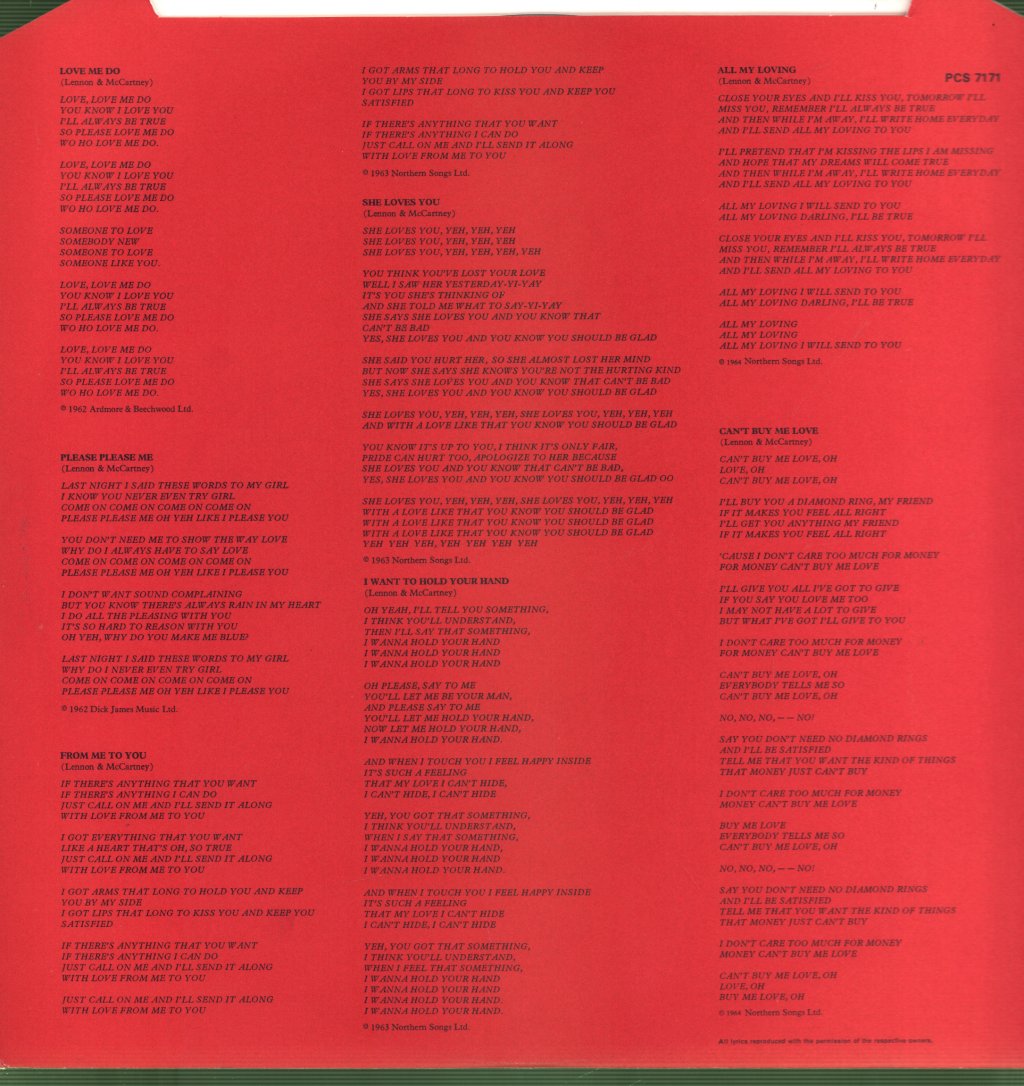 Beatles - 1962-1966 - Double Lp