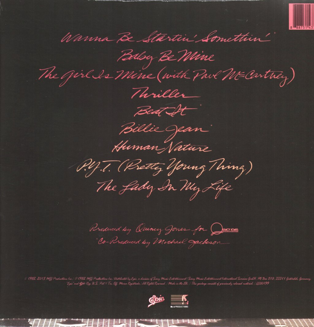 Michael Jackson - Thriller - Lp