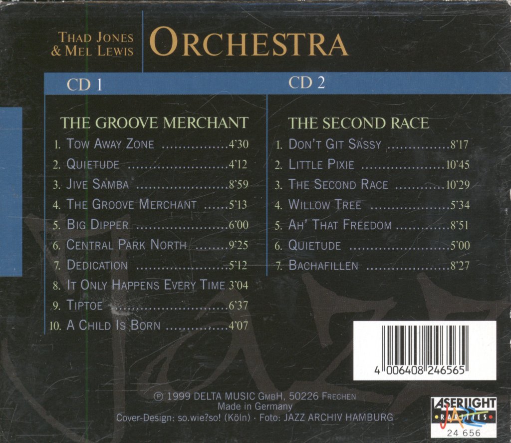 Thad Jones / Mel Lewis Orchestra - Jazz Collection Orchestra - Double Cd