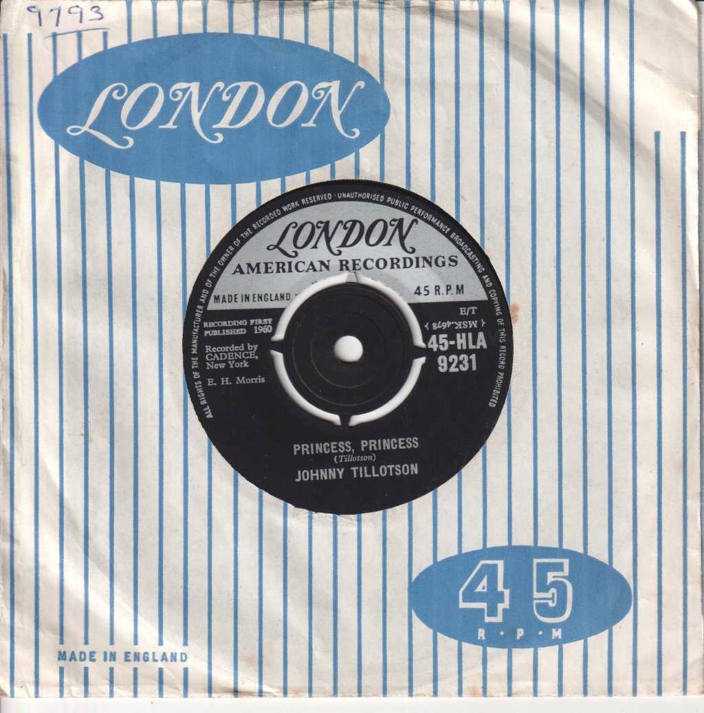 Johnny Tillotson - Poetry In Motion - 7 Inch
