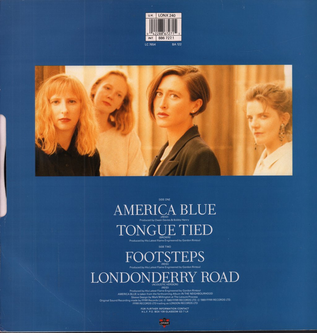 His Latest Flame - America Blue - 12 Inch