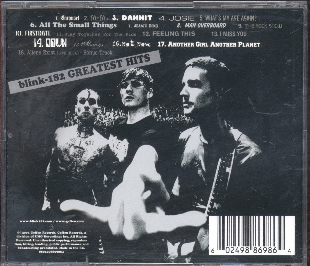 Blink 182 - Greatest Hits - Cd