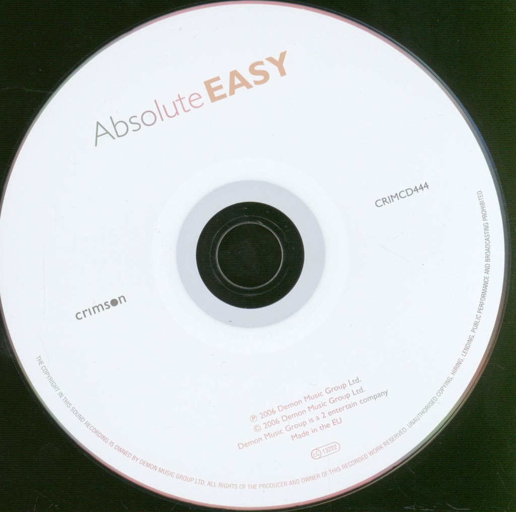 Various Artists - Absolute Easy - Cd