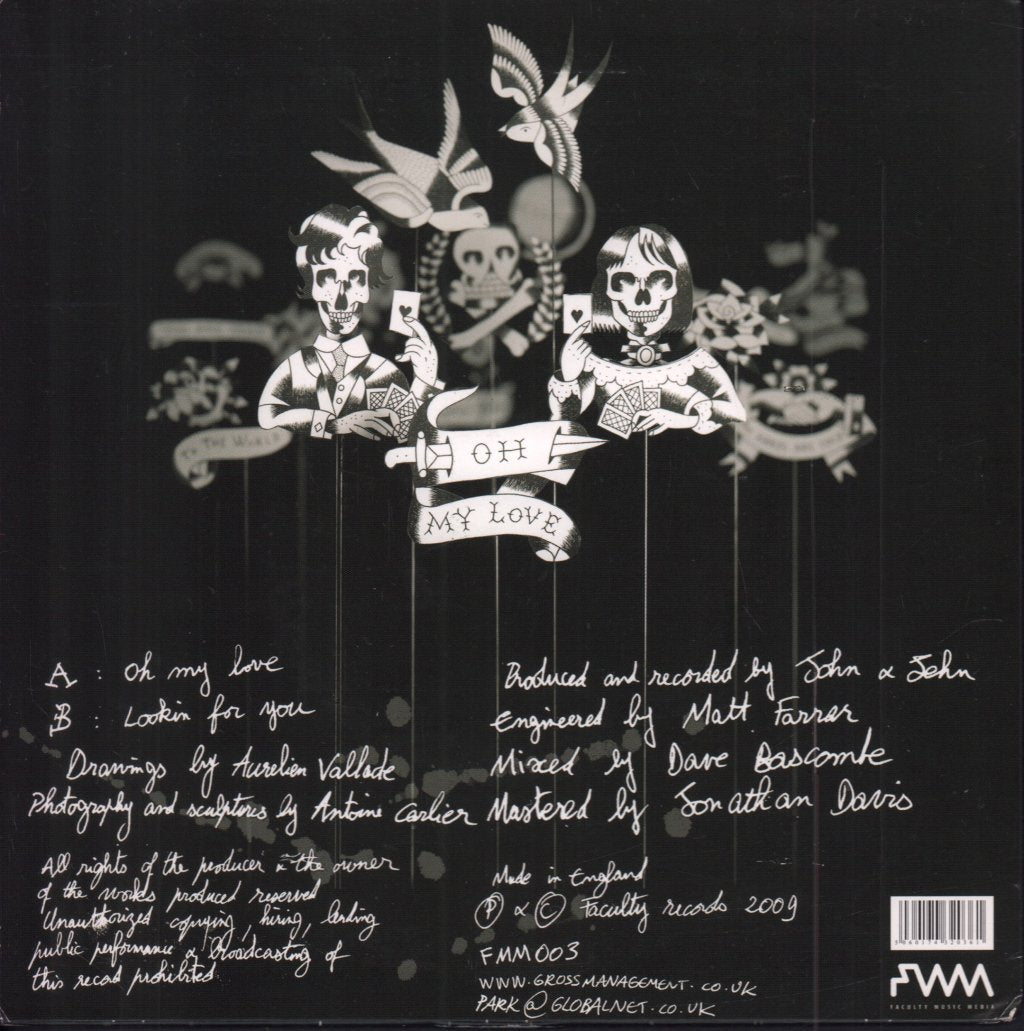 John & Jehn - Oh My Love - 7 Inch
