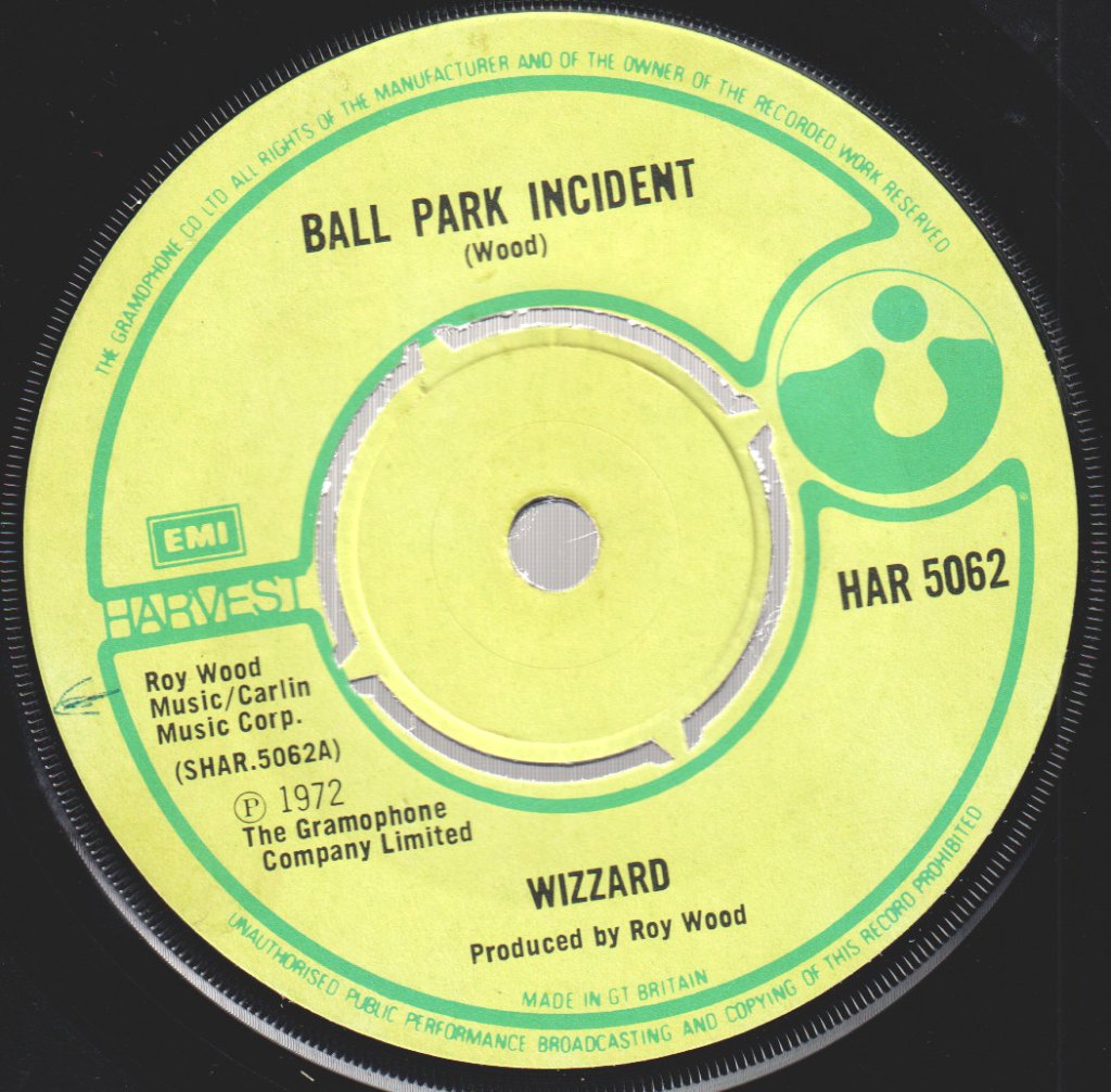 Wizzard - Ball Park Incident - 7 Inch