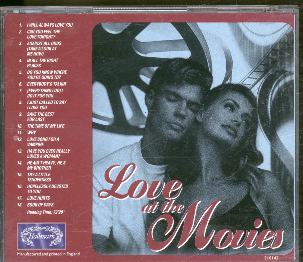 Various Artists - Love At The Movies Volume One - Cd