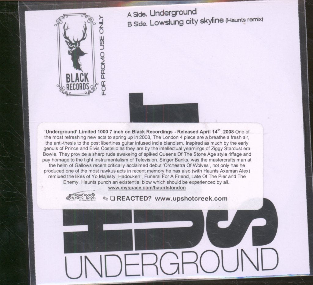 Haunts - Underground - Cdr