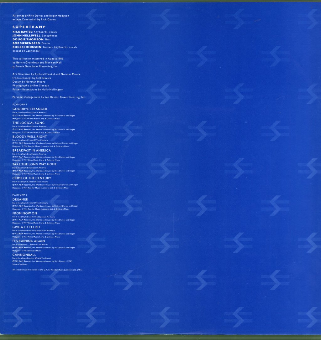 Supertramp - Autobiography Of Supertramp (Best Of) - Lp