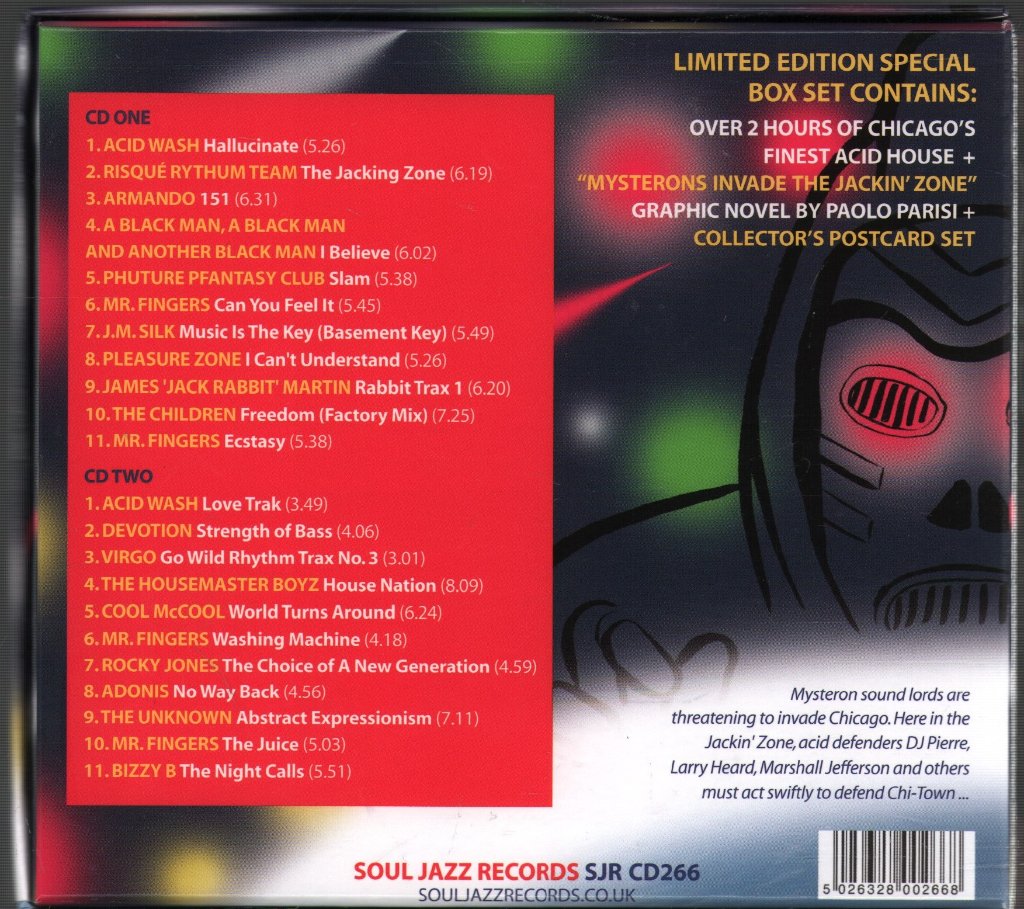 Various Artists - Acid: Mysterons Invade The Jackin' Zone (Chicago Acid & Experimental House 1986-93) - Cd Set