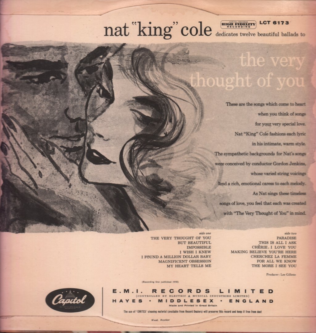 Gordon Jenkins And His Orchestra - Very Thought Of You - Lp