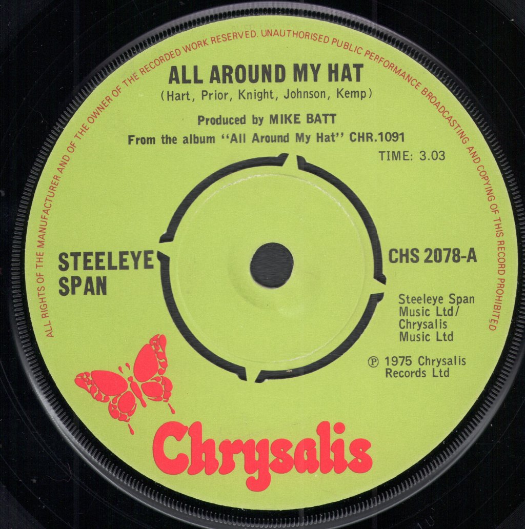 Steeleye Span - All Around My Hat - 7 Inch