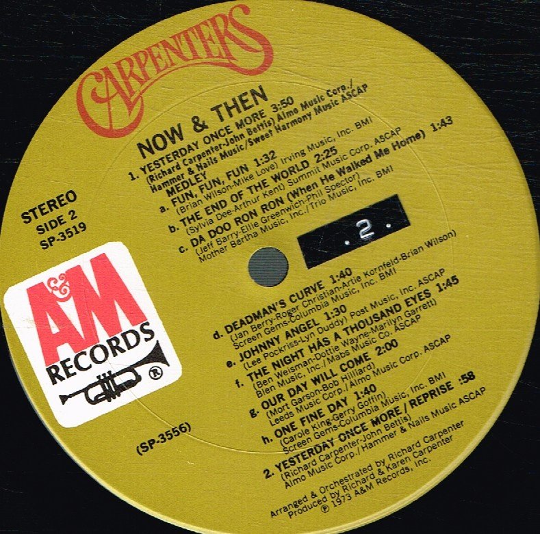 Carpenters - Now & Then - Lp