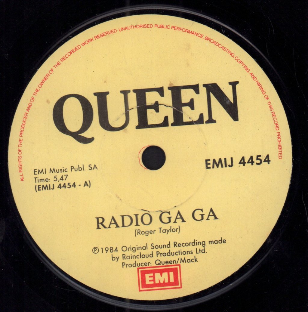 Queen - Radio Ga Ga - 7 Inch