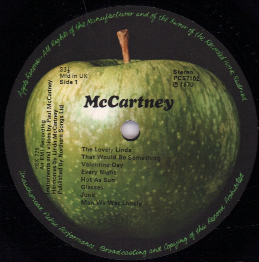 Paul McCartney - Mccartney - Lp