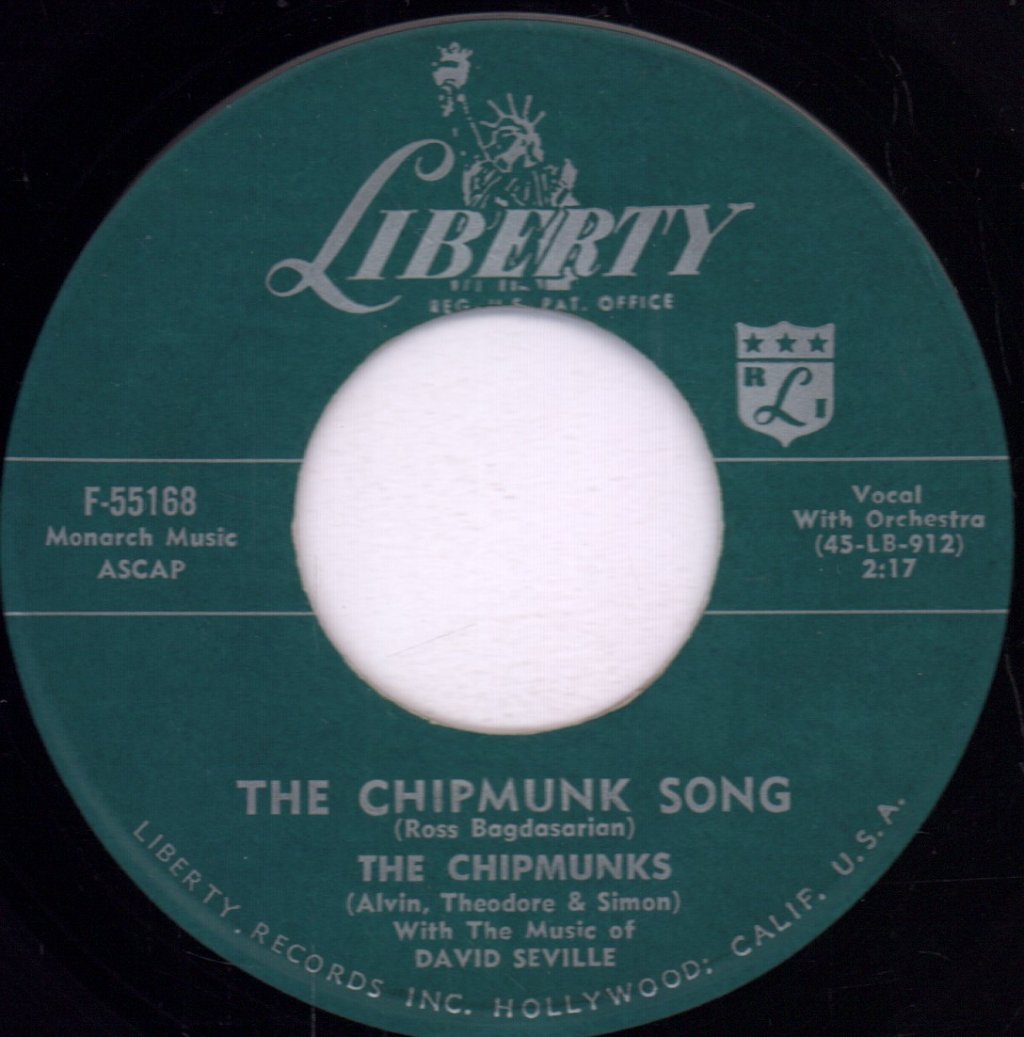 Chipmunks - Chipmunk Song / Almost Good - 7 Inch