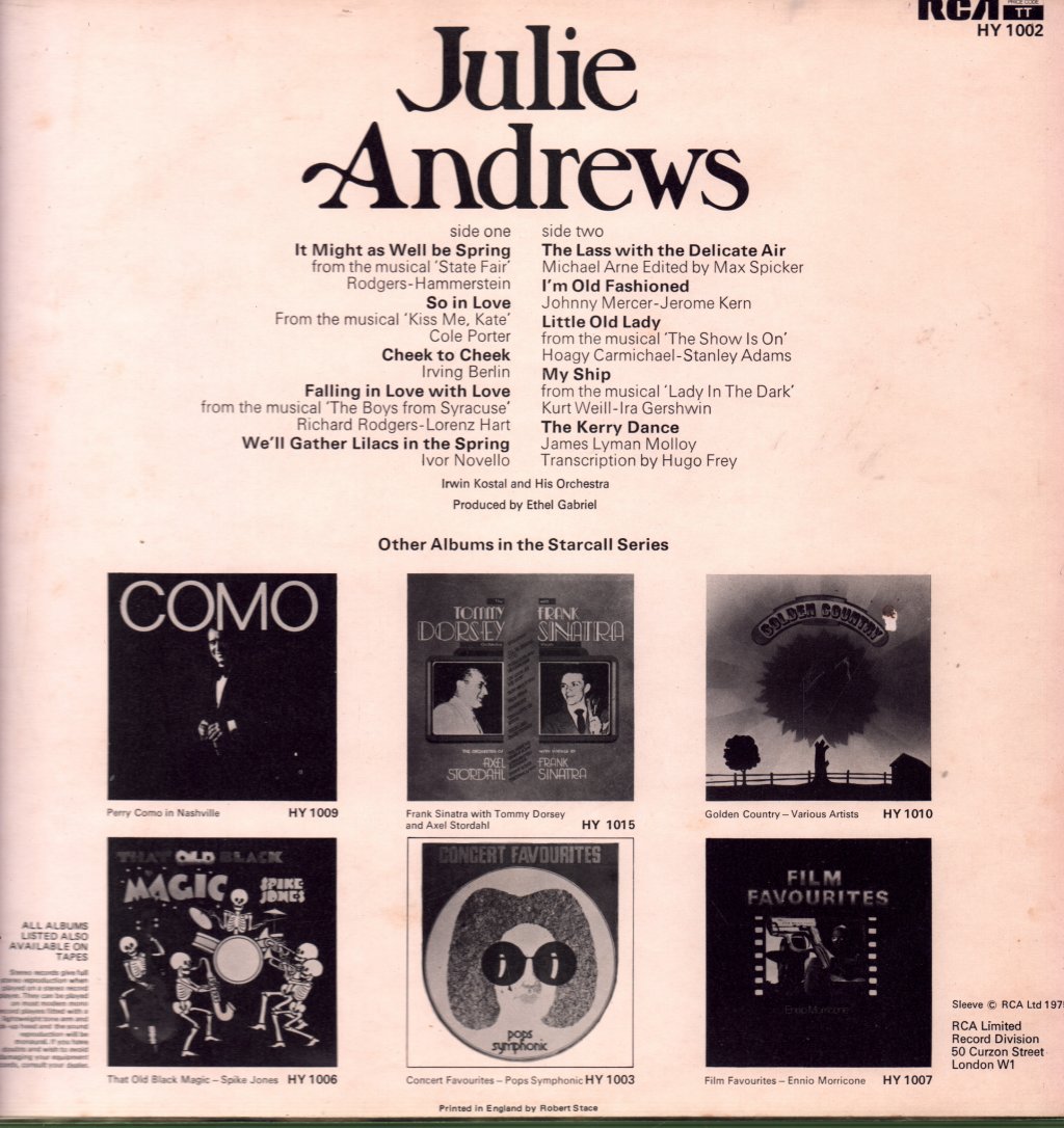 Julie Andrews - Julie Andrews - Lp