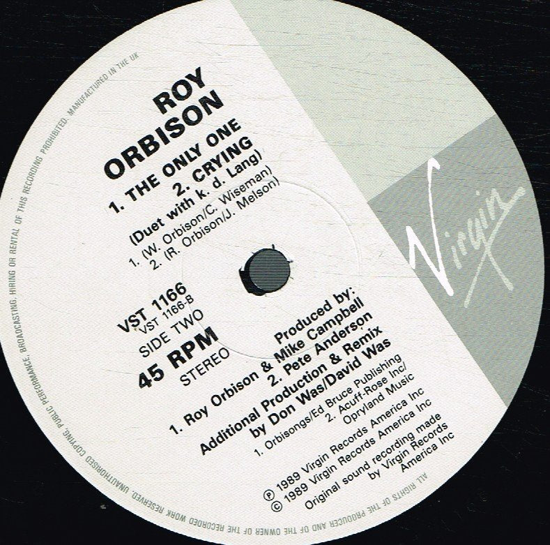 Roy Orbison - You Got It - 12 Inch