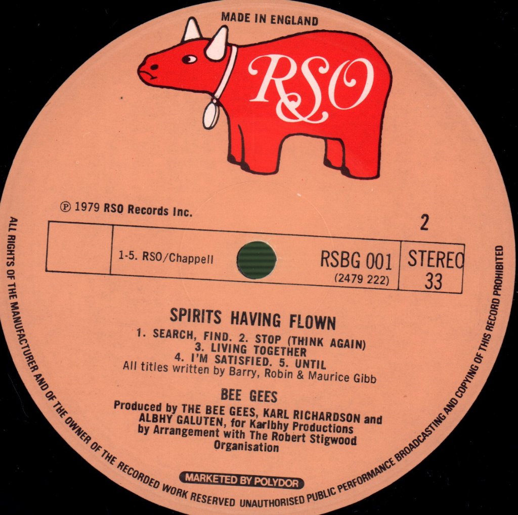 Bee Gees - Spirits Having Flown - Lp