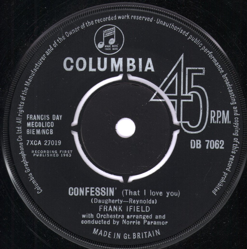 Frank Ifield - Confessin' - 7 Inch