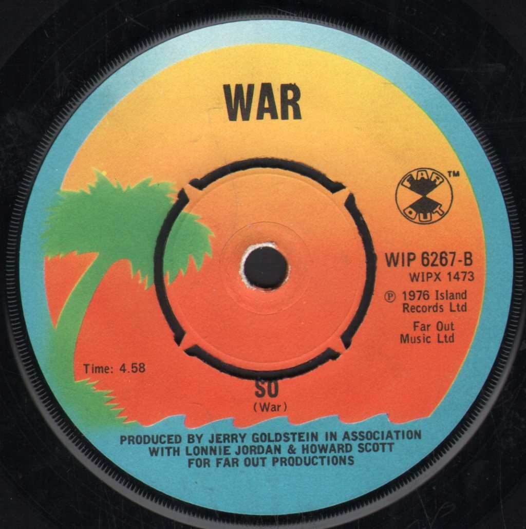 War - Low Rider - 7 Inch